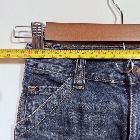 Childrens Place Boys Adjustable Waist Blue Denim Jean Shorts Size 6 Inseam 8in - Picture 12 of 15